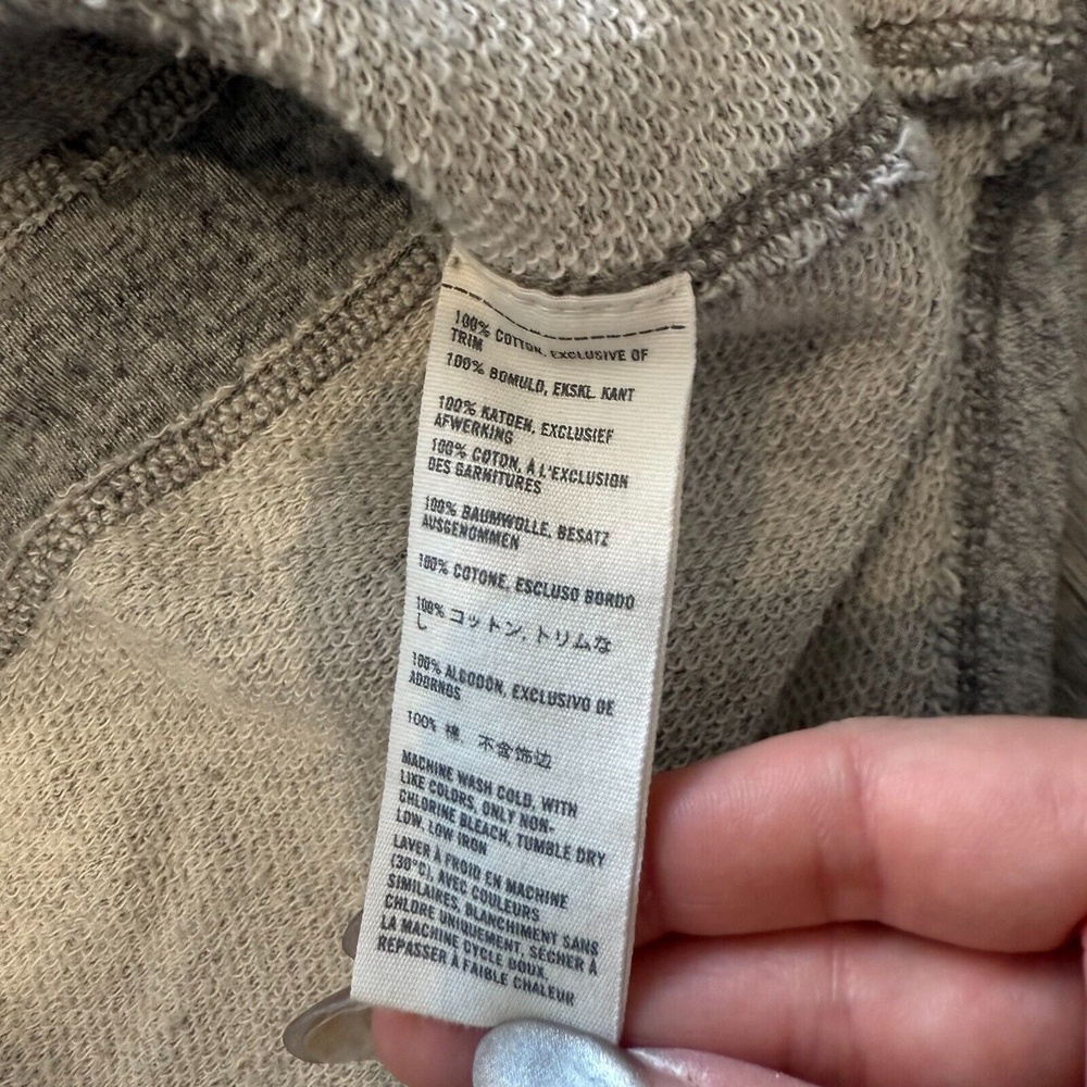 Abercrombie & Fitch Womens Gray Hoodie Drawstring Scoop Neck Pockets Pullover S - Picture 9 of 11